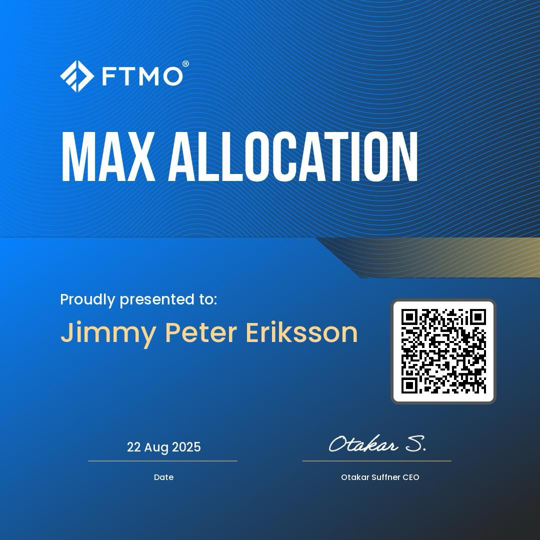 FTMO max allocation certificate